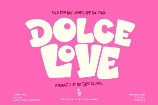 Dolce Love Font